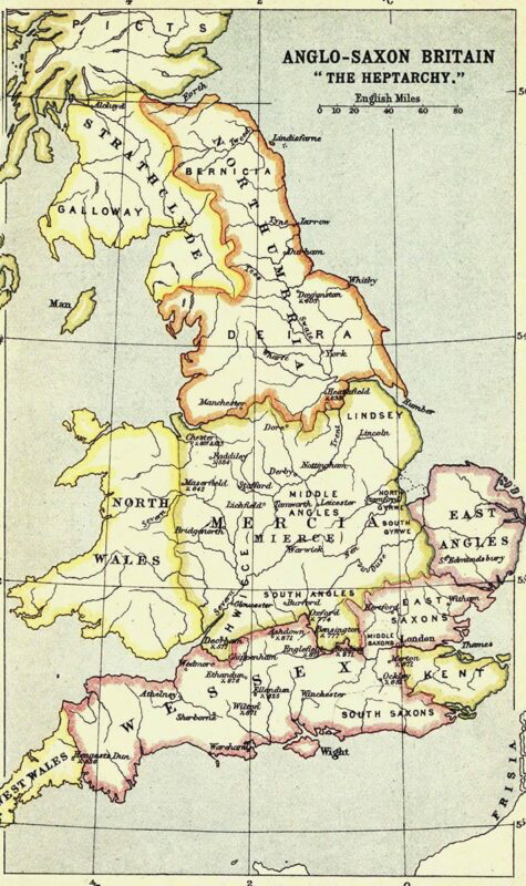 anglo saxon heptarchy