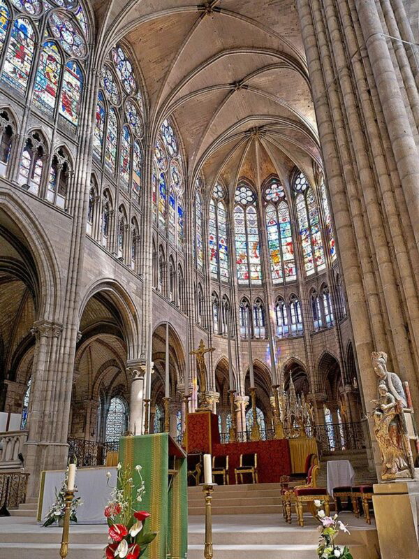 The choir at Saint-Denis
