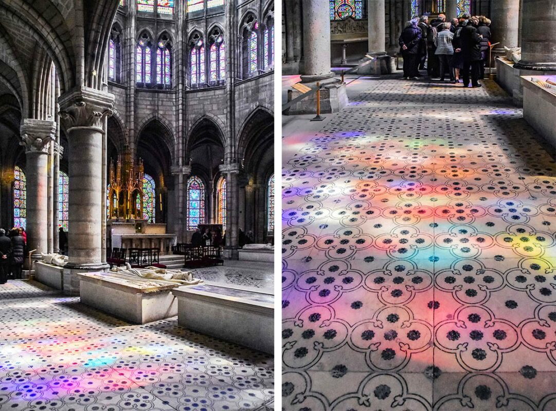 basilica colored glass