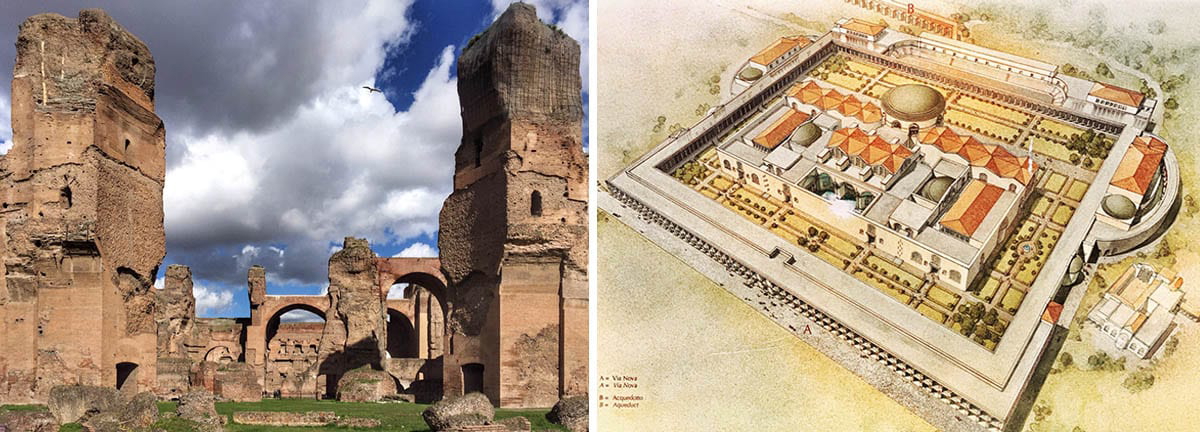 baths caracalla reconstruction
