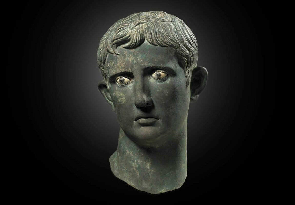 meroe head bust emperor augustus