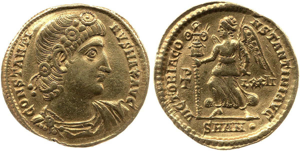 solidus coin constantine the great