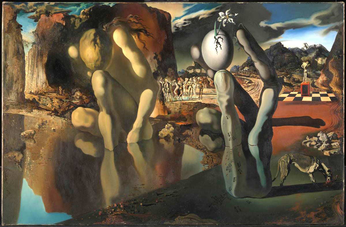 metamorphosis of narcissus dali