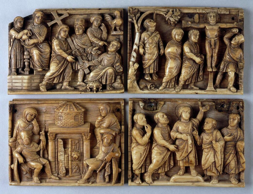 christian relief scene