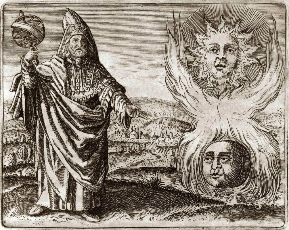 Reproduction print of Hermes Trismegistus