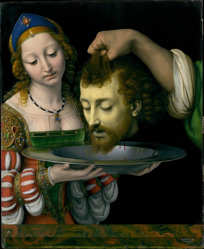 salome head john the baptist