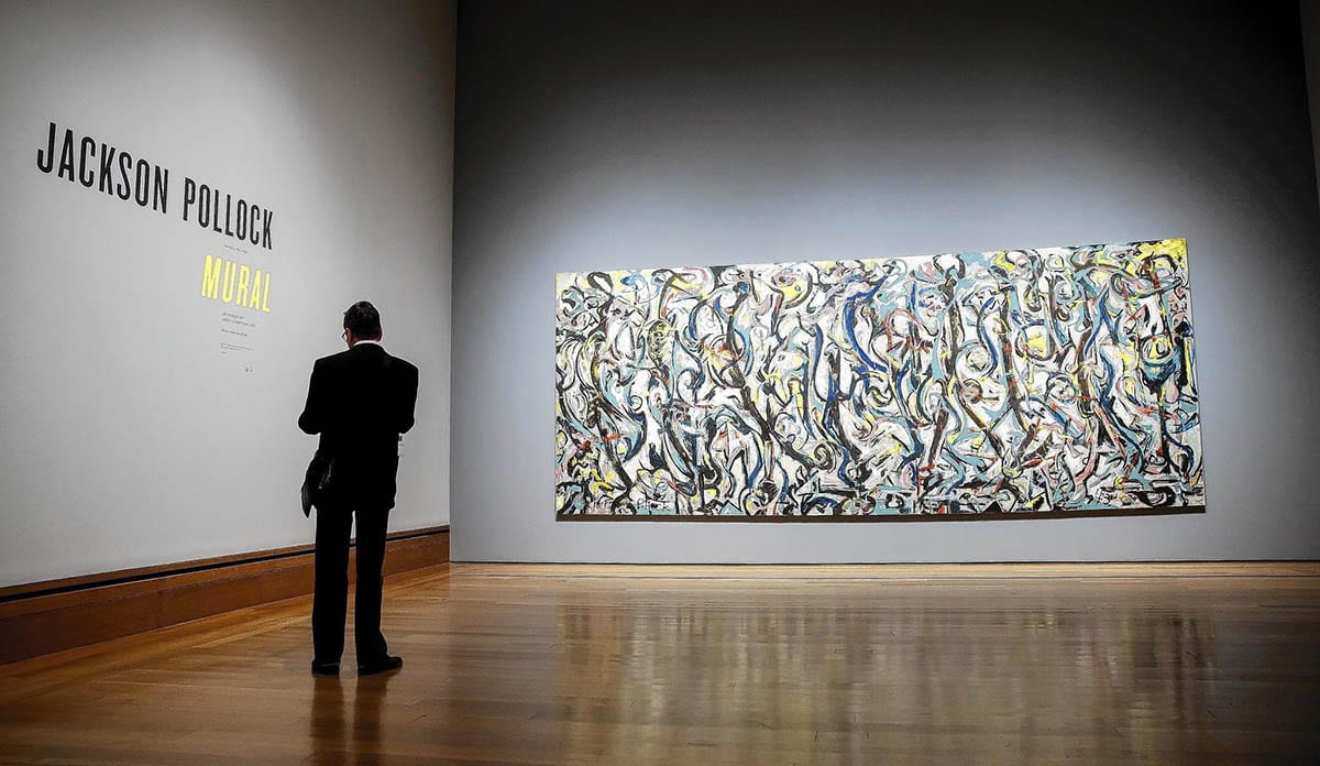 jackson pollock mural