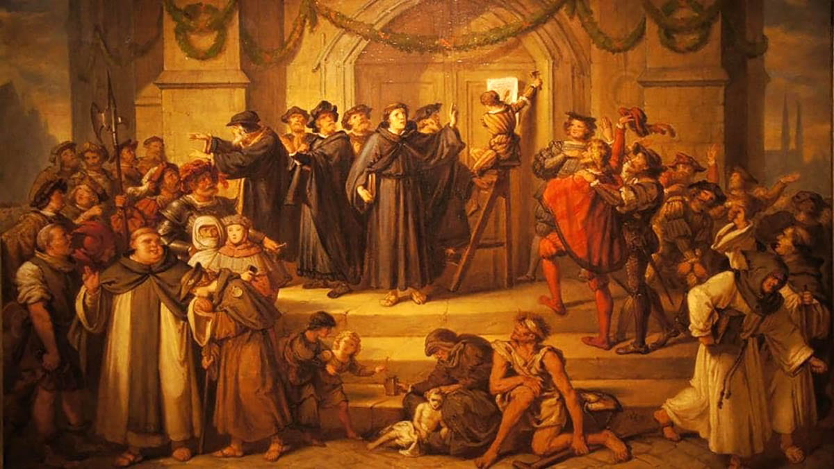posting martin luther 95 theses
