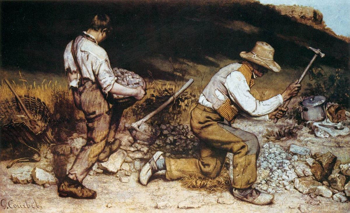 the stonebreakers gustave courbet