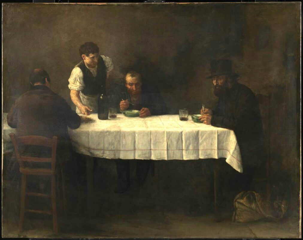 le repas des pauvres alphonse legros