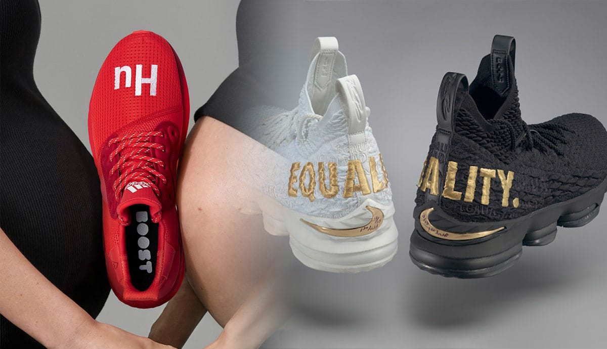 pharell williams adidas lebon james equality