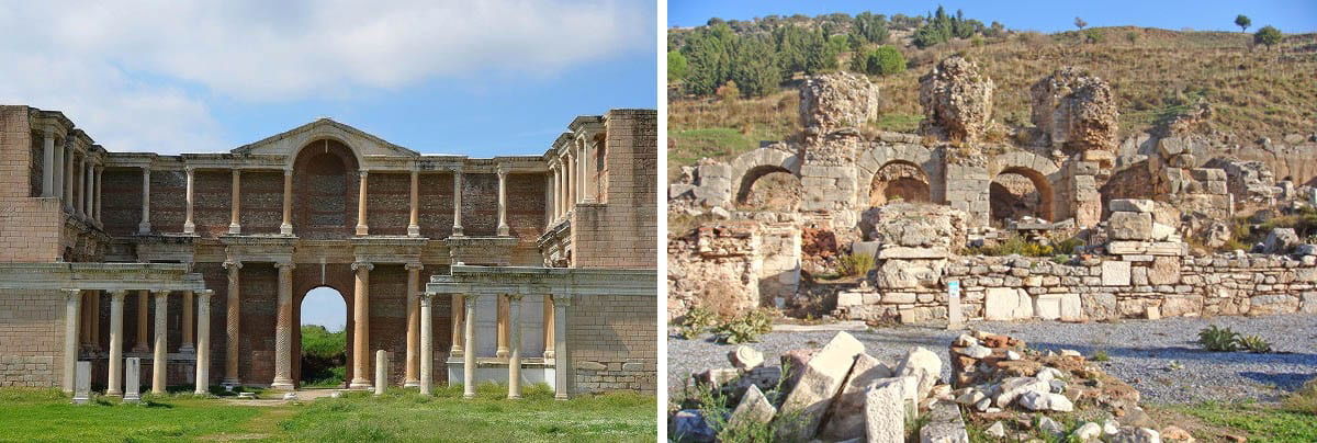bath gymnasium complex sardis ephesus