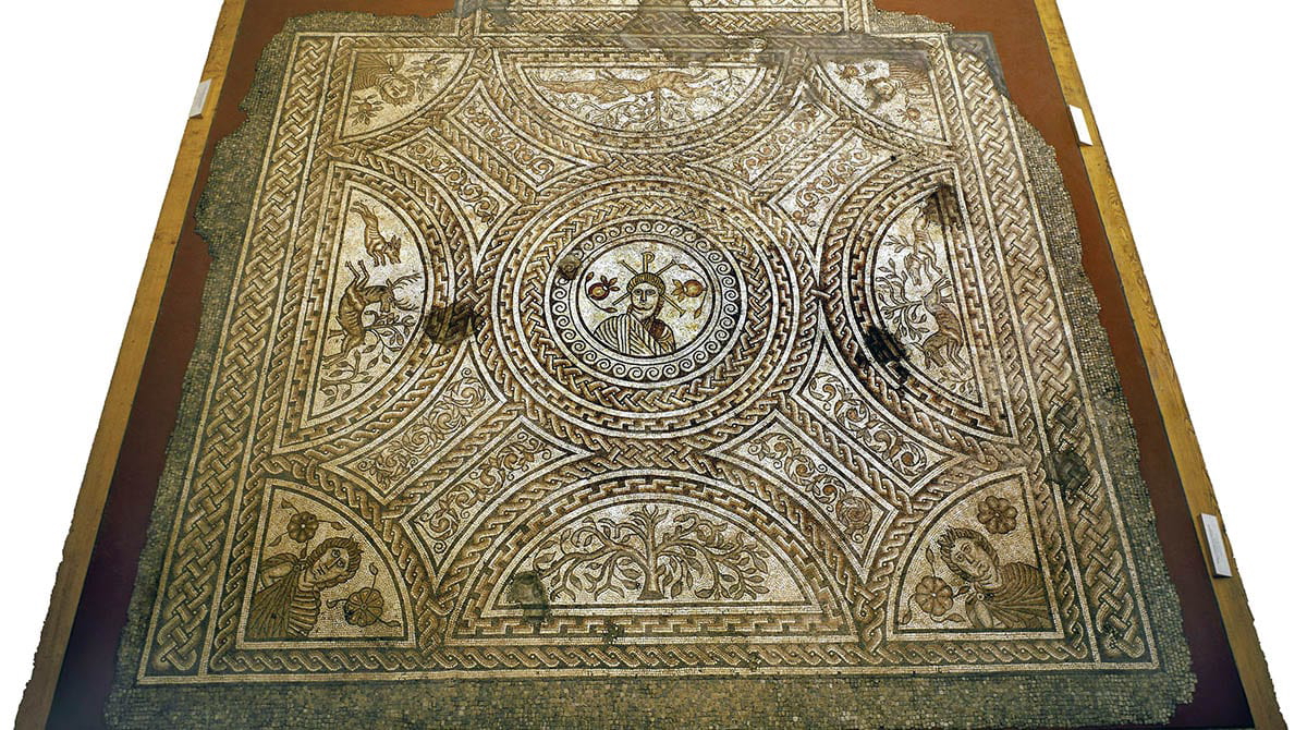 roman christian mosaic 