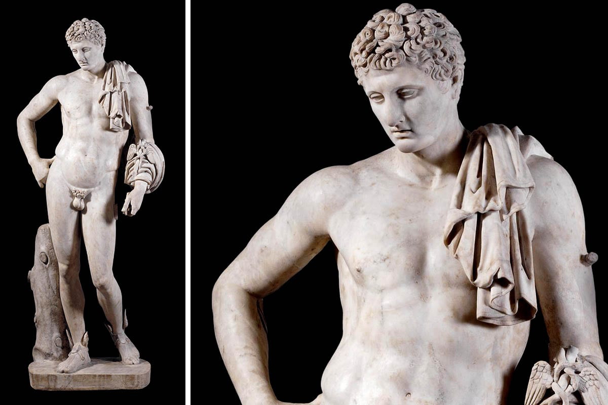 roman statue hermes