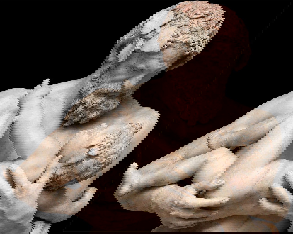 silenus-child-dionysus-sculpture
