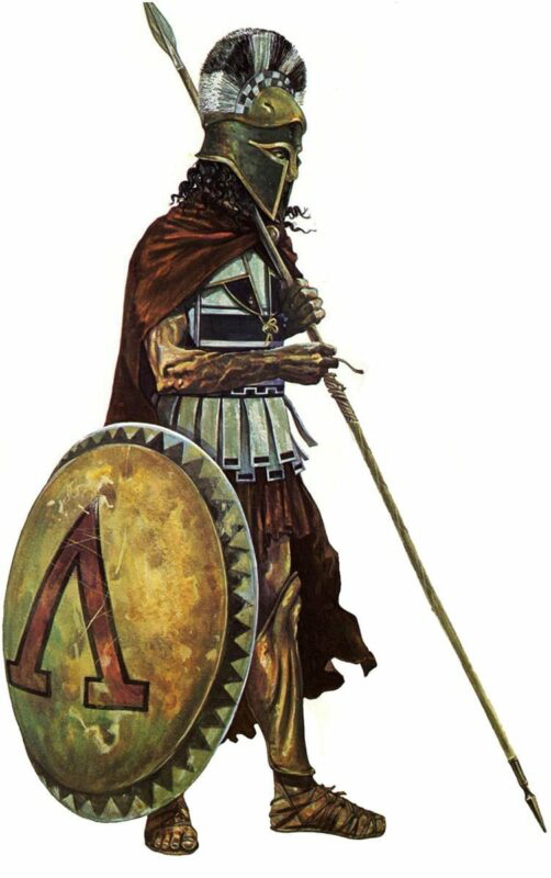 spartan warrior military dress