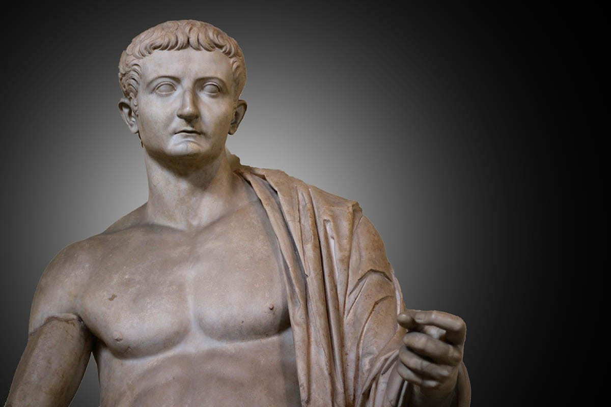 statue tiberius roman emperor