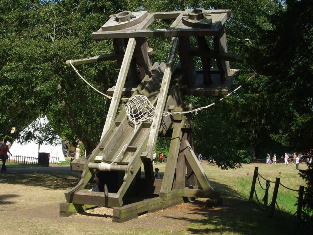 reconstructed ballista carpenter oak