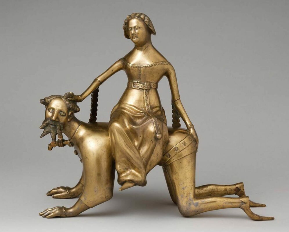 aristotle aquamanile figure philosophy