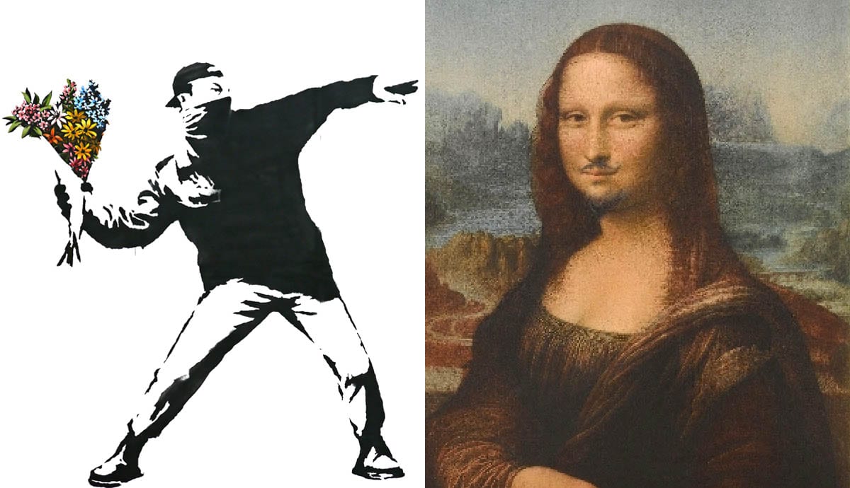 banksy marcel duchamp