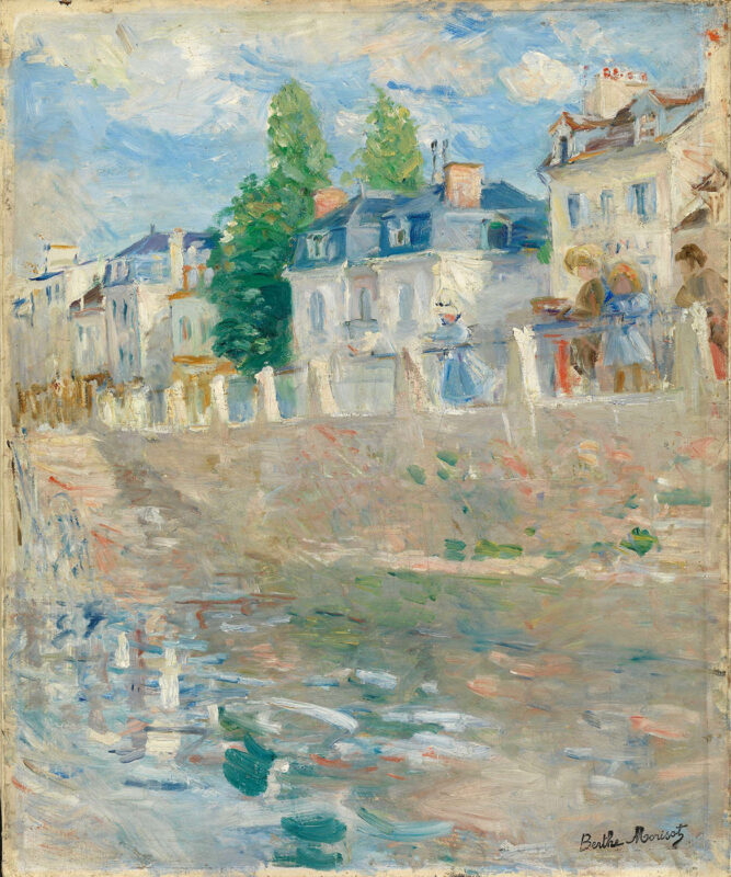 on the banks of the seine berthe morisot