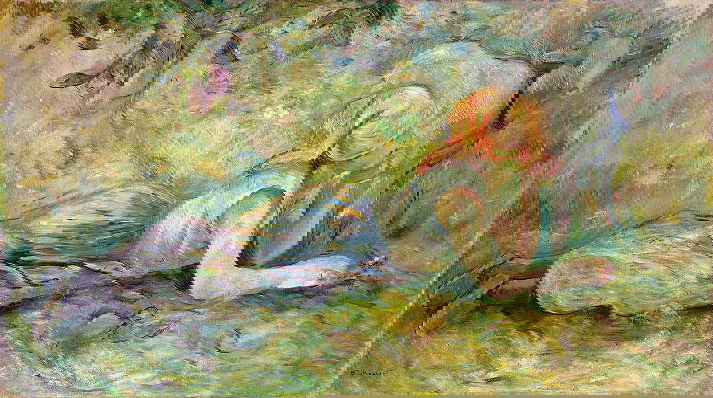 berthe morisot shepherdess resting