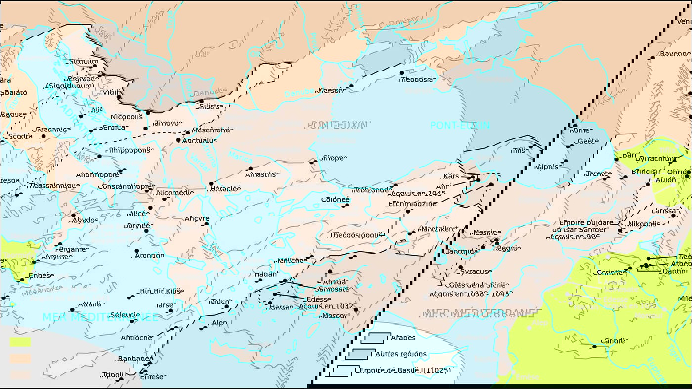 byzantine empire 1025