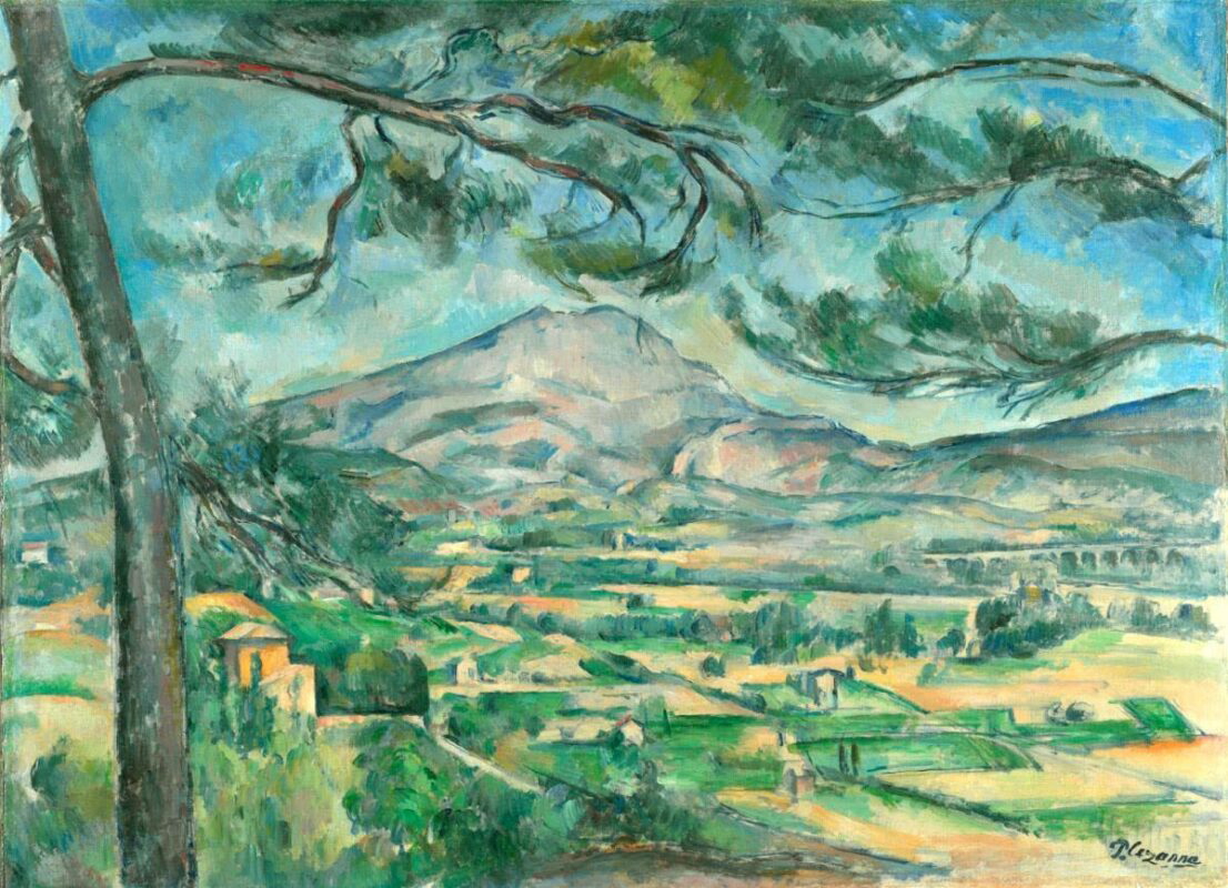 montagne saint victoire paul cezanne