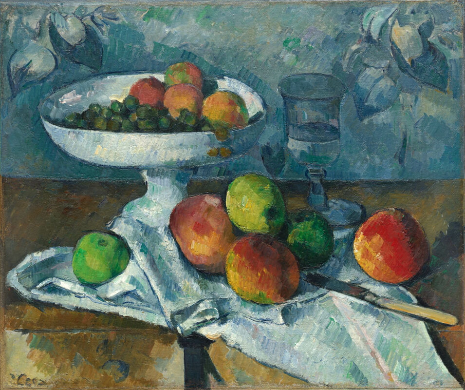 paul cezanne still life fruit dish