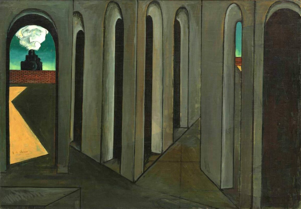 the anxious journey giorgio de chirico