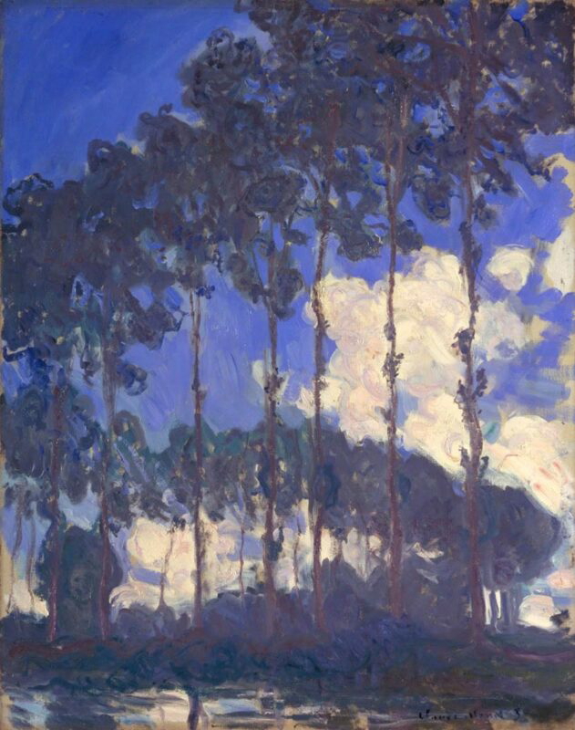 poplars epte claude monet