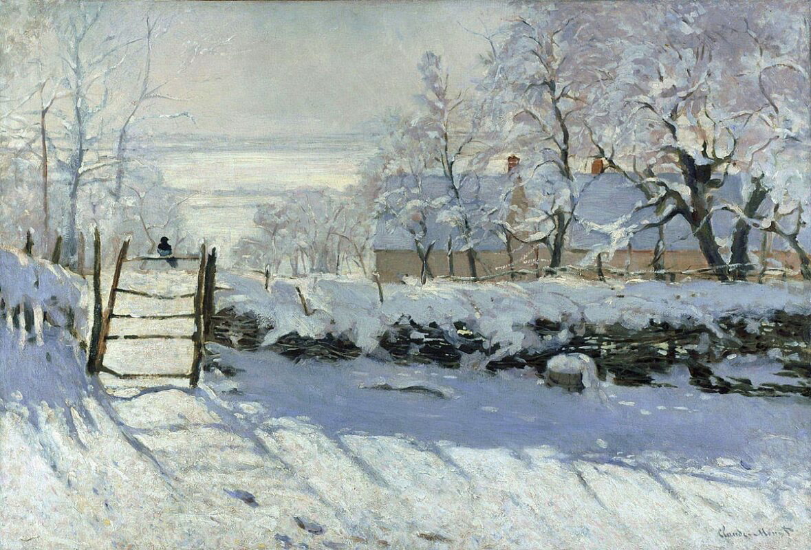claude monet the magpie
