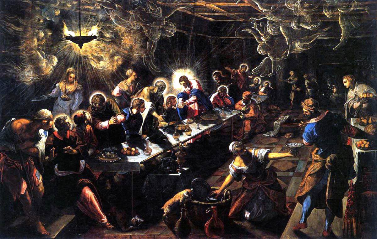 jacopo tintoretto the last supper