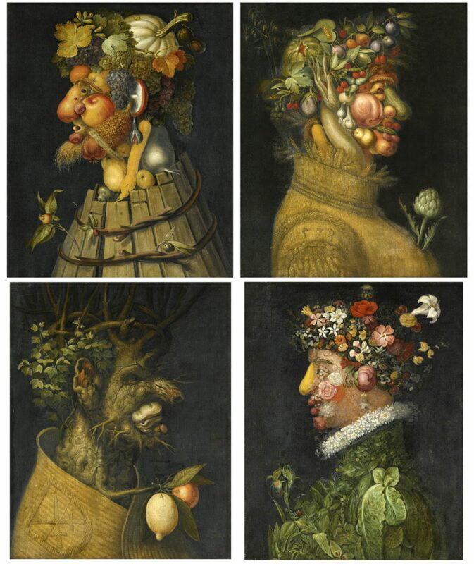 the four seasons guiseppe arcimboldo