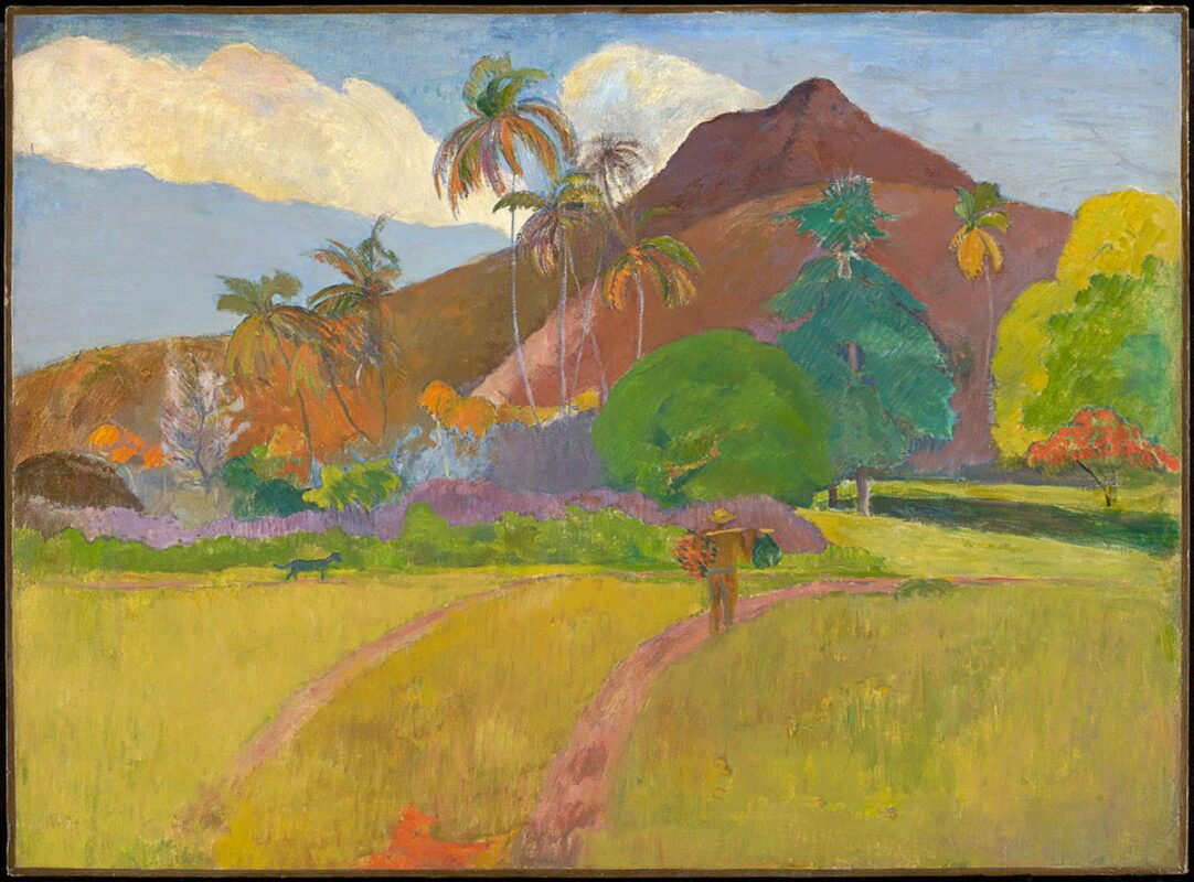 tahitian landscape paul gauguin