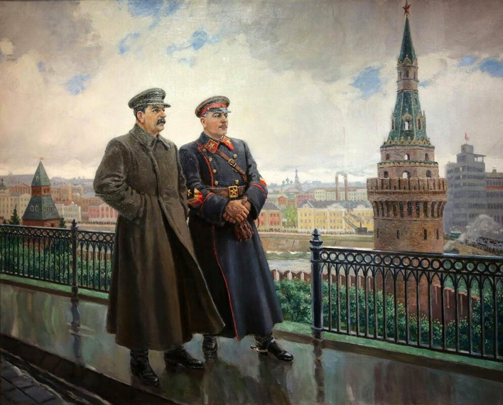 stalin voroshilov kremlin aleksander gerasimov