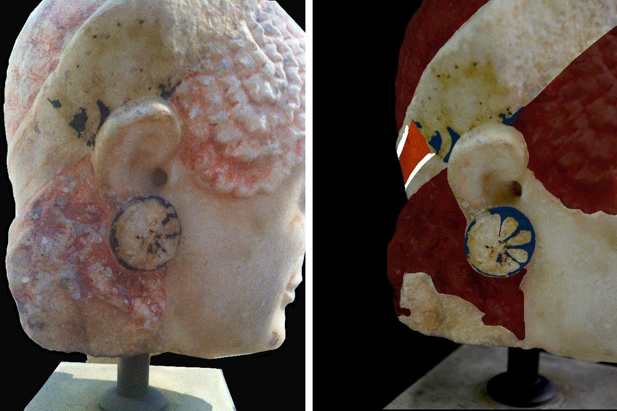head kore archaic eleusis