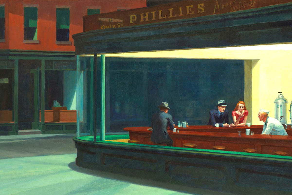 hopper nighthawks art institute