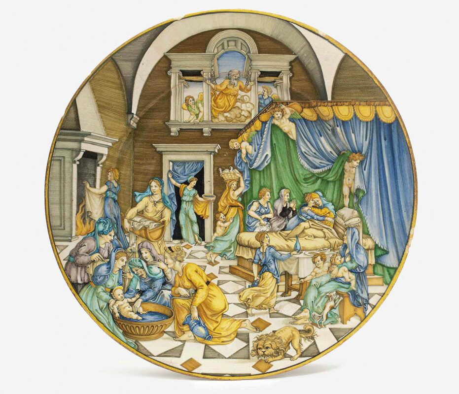 maiolica istoriato charger