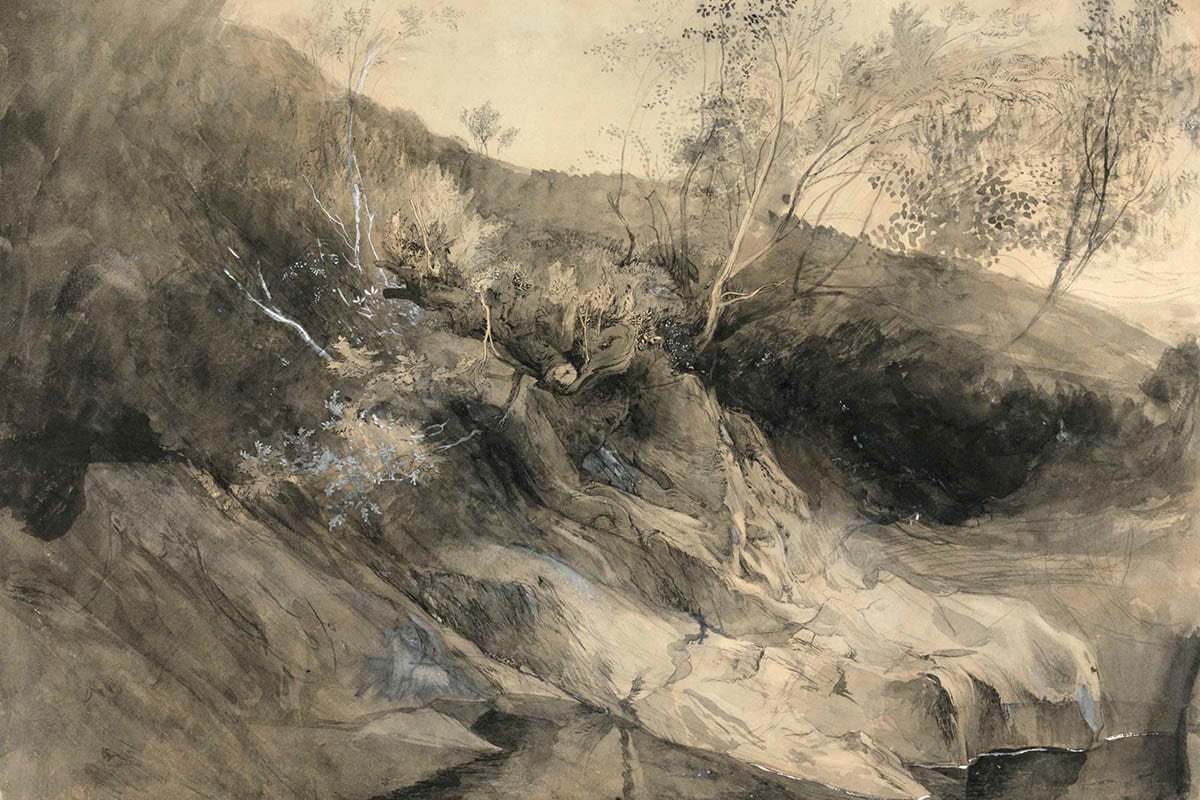 john ruskin the rocky bank river