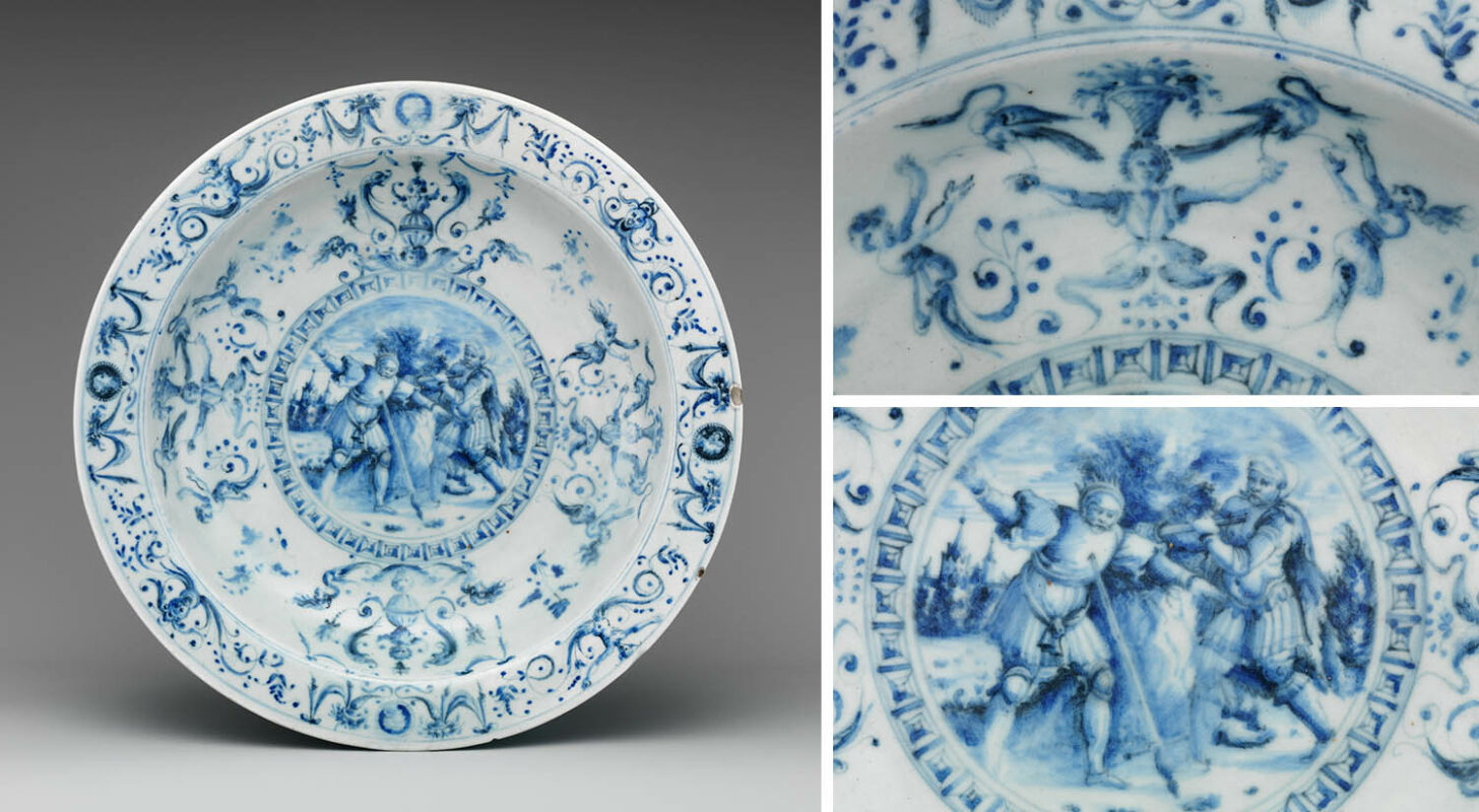 medici porcelain dish death