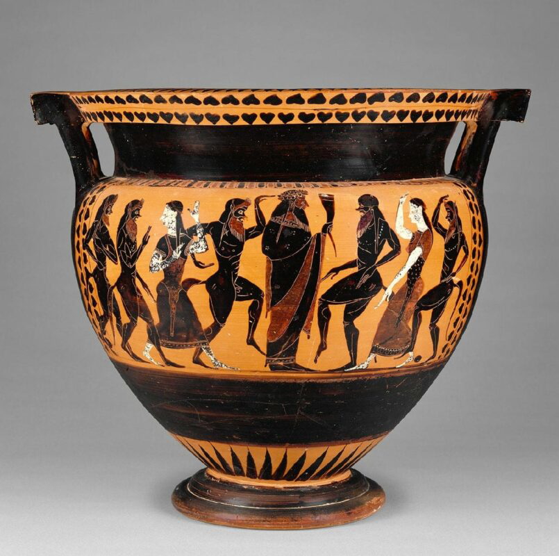 black figure krater painter of munich