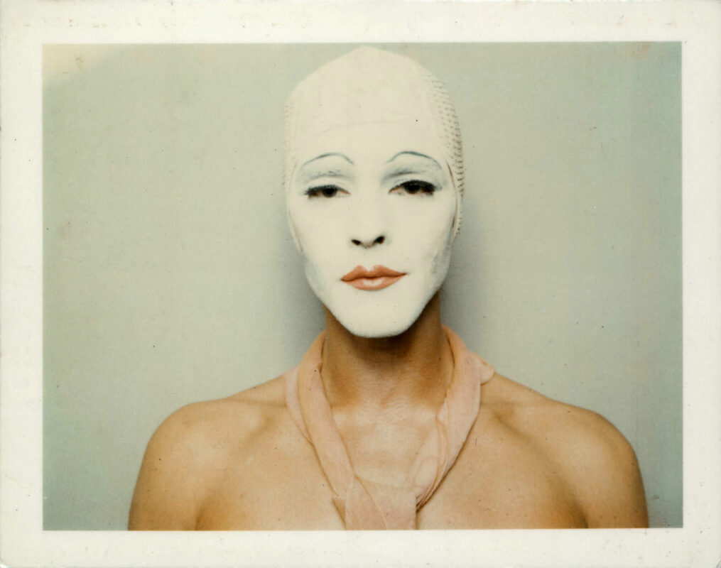 white mask polaroid ulay