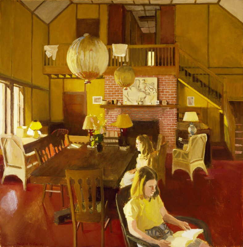 interior in sunlight fairfield porter