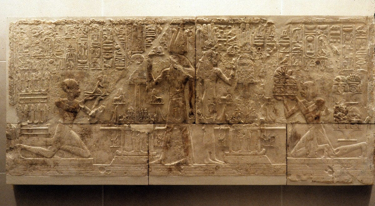 relief from west wall chapel ramesses