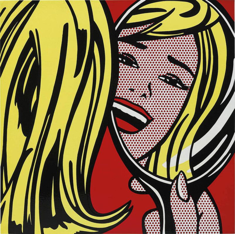 roy lichtenstein girl in mirror