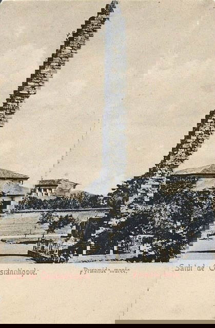 constantinople obelisk postcard