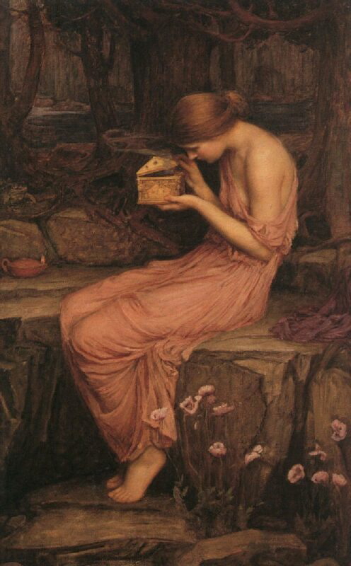 psyche opening golden chest waterhouse