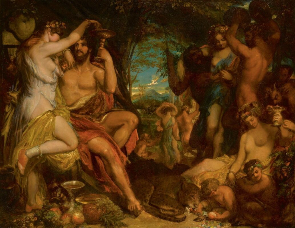 bacchanalian revel william etty