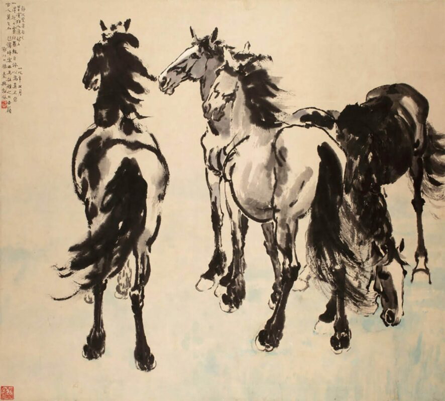 xu beihong horses